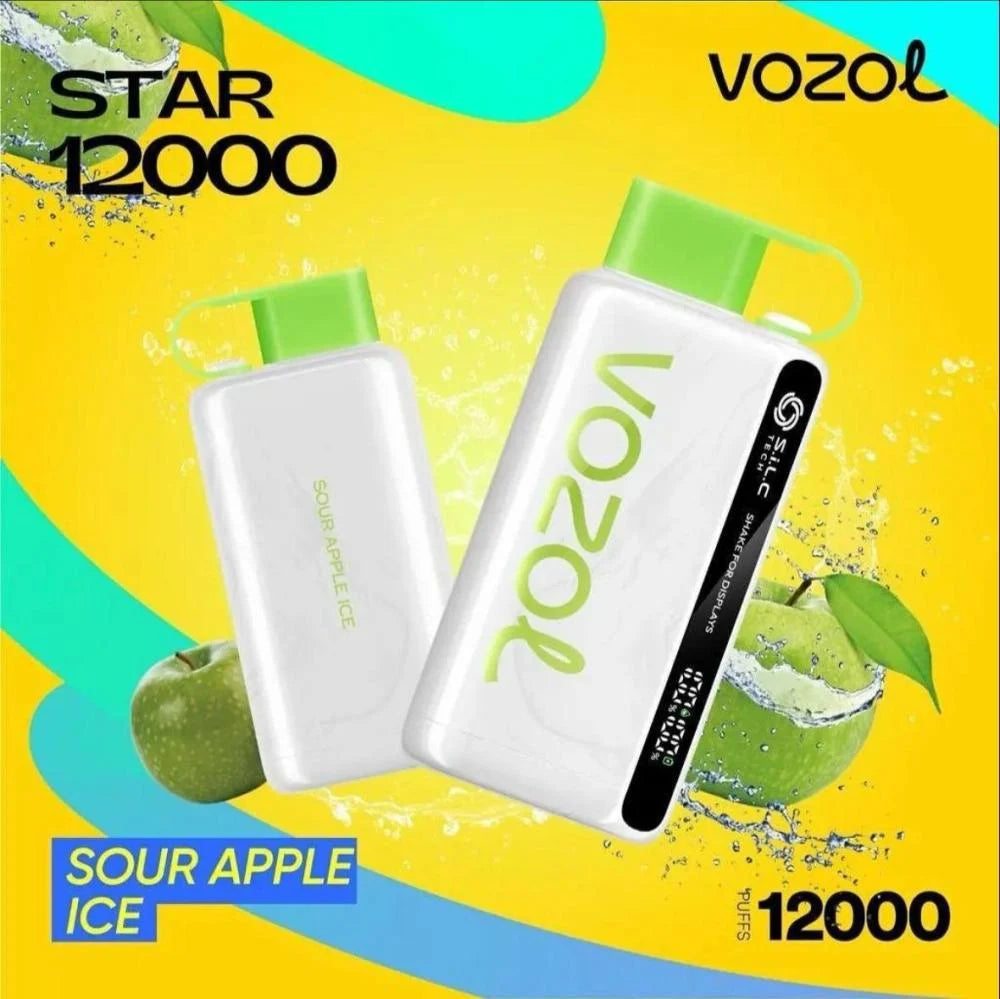 فوزول ستار 12000 سحبه 50 نكوتين Vozol Star 12000