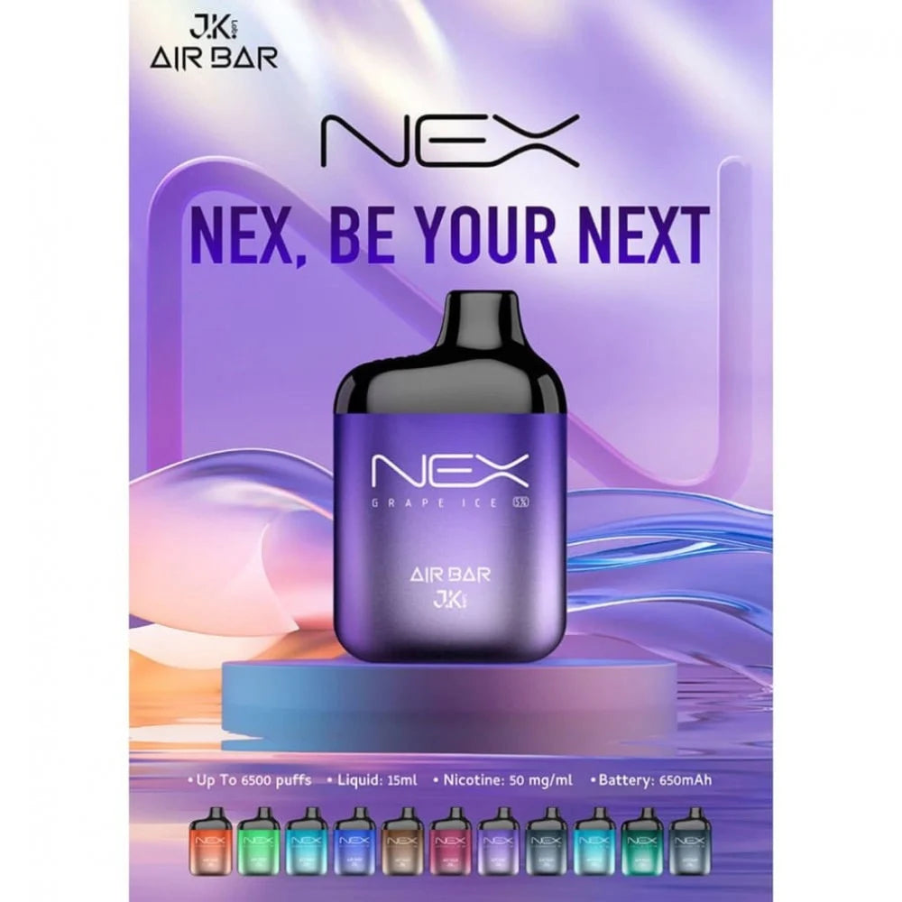 سحبة سيجارة اير بار نيكس 6500 شفطة AIR BAR NEX 6500 Puff