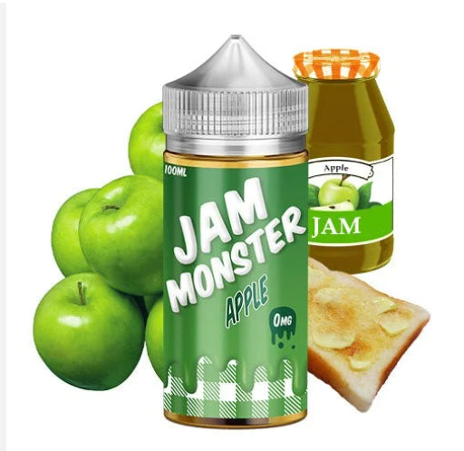 نكهة جام مونستر مربى تفاح - JAM MONSTER Apple - 100ml
