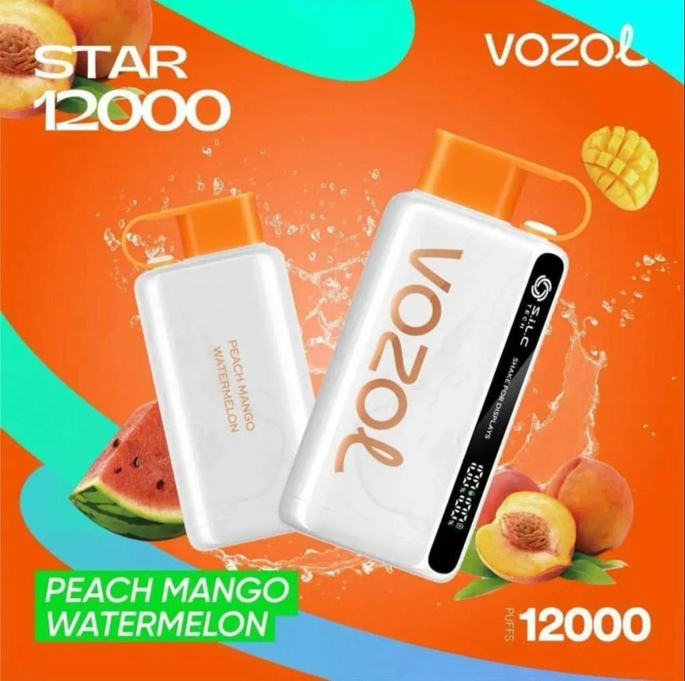 فوزول ستار 12000 سحبه 50 نكوتين Vozol Star 12000