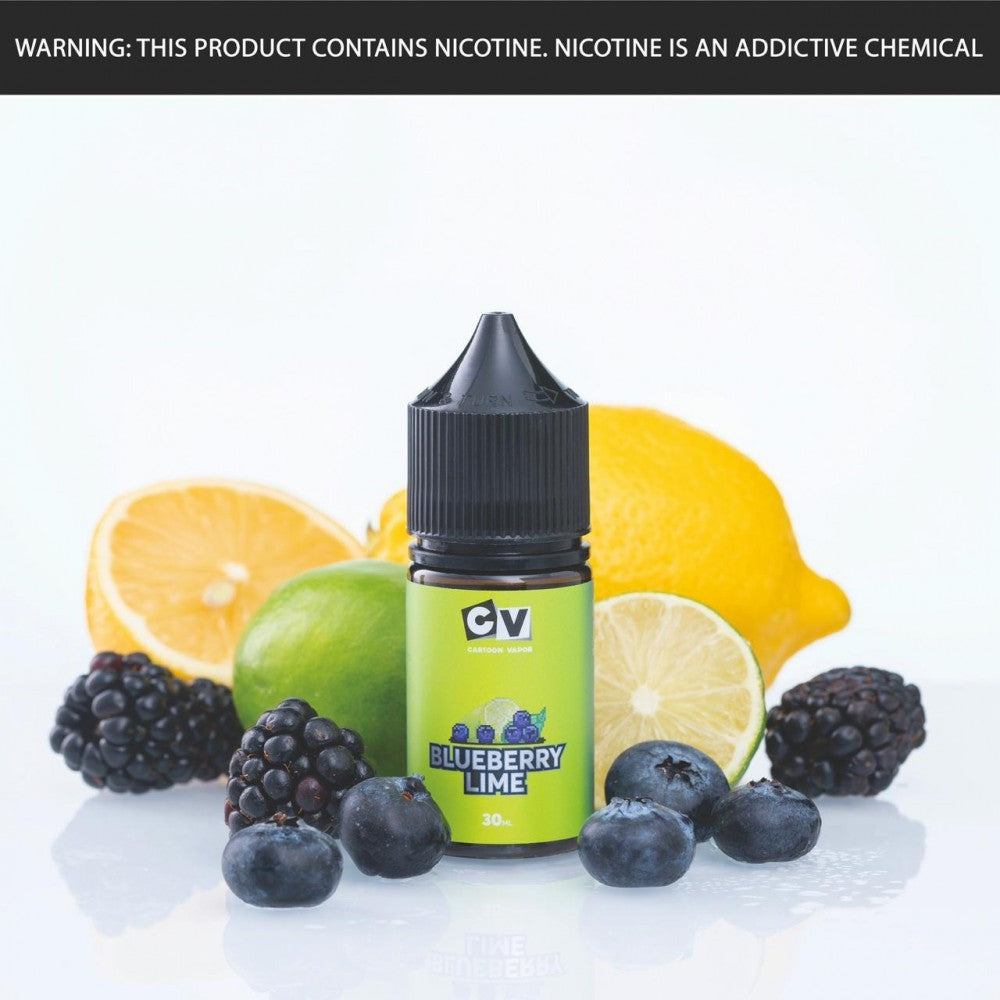 نكهة سولت التوت الأزرق مع الليمون سي في - CV BLUEBERRY LIME نكهات CV