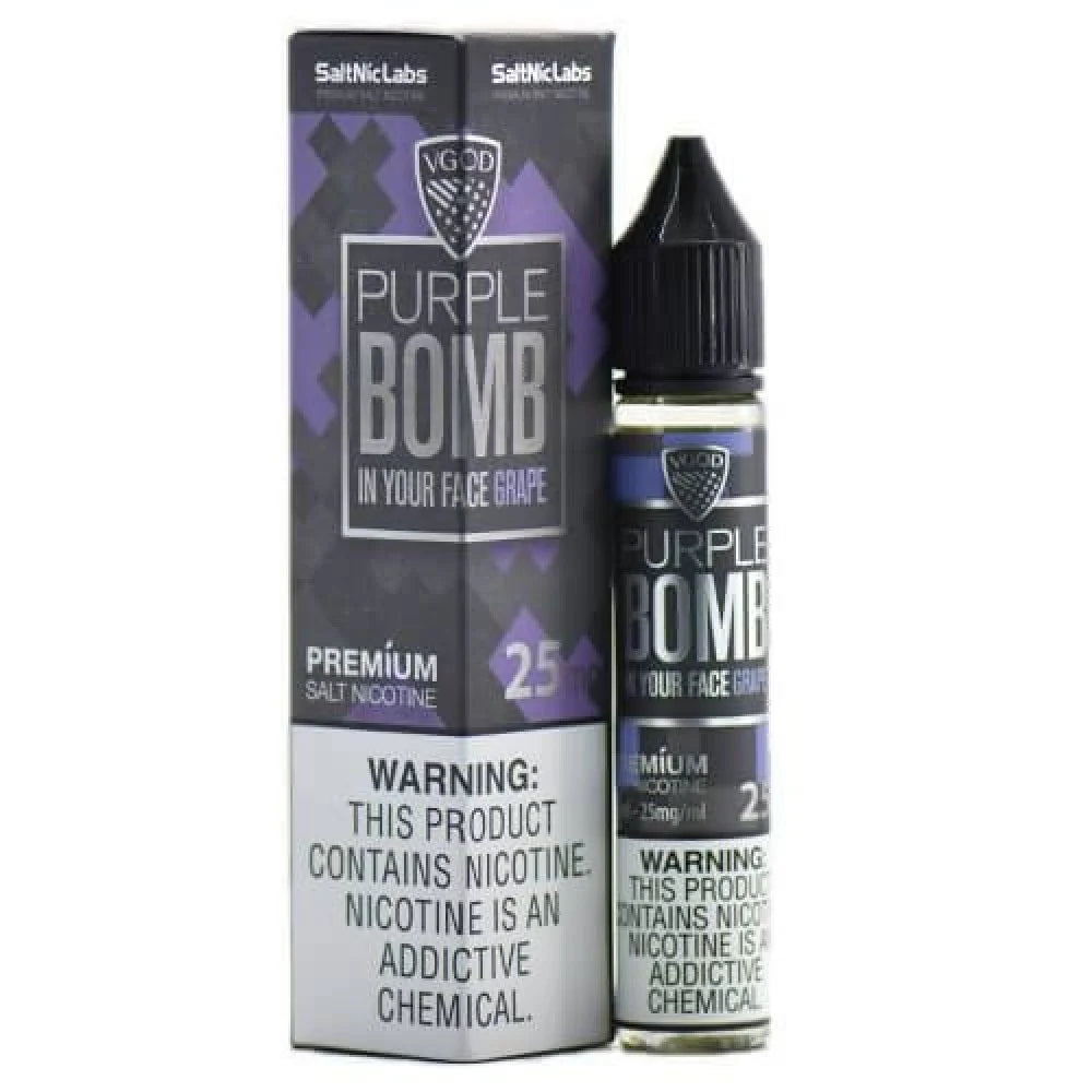 نكهة سولت قنبلة العنب Bomb Purple Grape VGOD فيقود فيجود VGOD