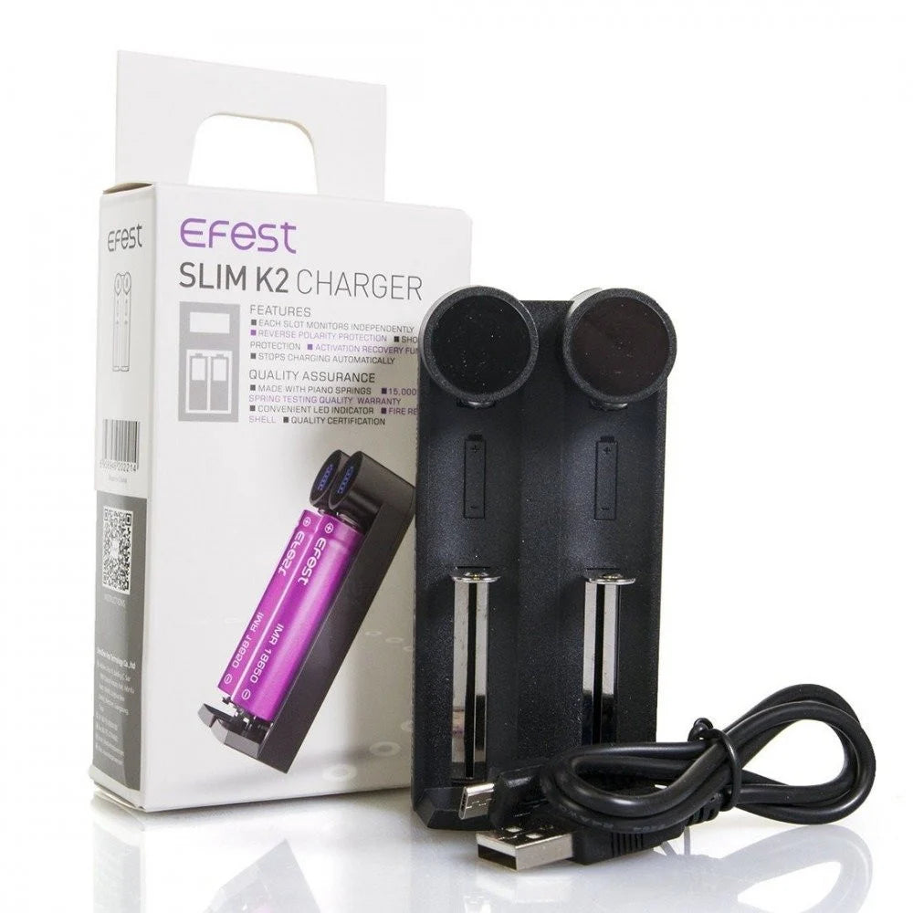 شاحن بطاريات ايفست Slim K2 - Efest Slim K2 Charger
