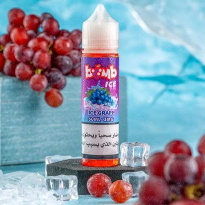 نكهة  فيب بومب خوخ توت ازرق ايس BOMB Peach Blue Raspberry Ice Vape