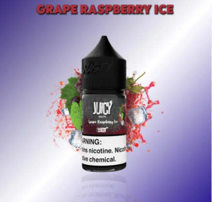 نكهة سولت جوسي عنب توت ايس - Juicy Grape Raspberry ICE Salt