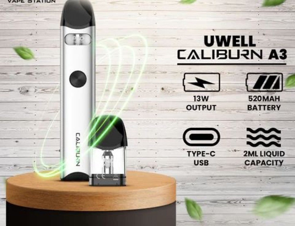 جهاز سحبة سيجارة كاليبرن اي 3 من يو ويل  Uwell CALIBURN A3