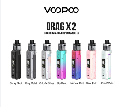 شيشة دراق اكس 2 من فوبو VOOPOO DRAG X2