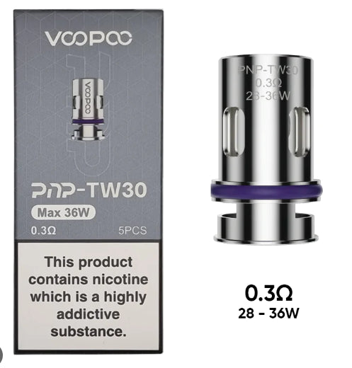 كويلات فوبو دراق 4 مقاومة 0.3 Voopoo PnP-TW30 0.3 Ohm