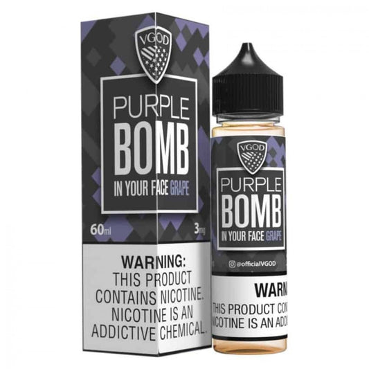 نكهة فيب قنبلة العنب VGOD Purple Bomb Grape Vape