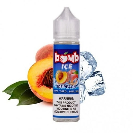 نكهة فيب بومب خوخ بارد BomB Peach ICE Vape