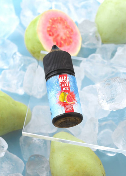 نكهة سولت جوافة بارد ايس من ميجا Mega Guava Ice Salt