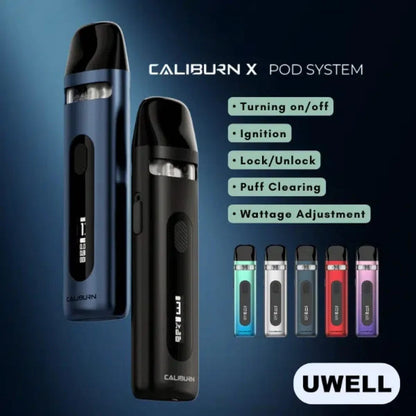 جهاز سحبة كاليبرن X اكس Uwell Caliburn X Pod System Kit