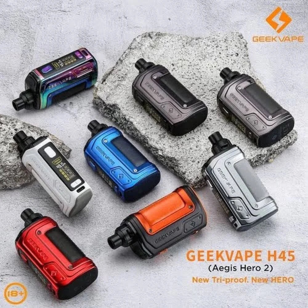 شيشة و سحبه جيك فيب اتش 45 كلاسيك ايجست هيرو   GEEKVAPE H45 Aegis Hero 2 Classic