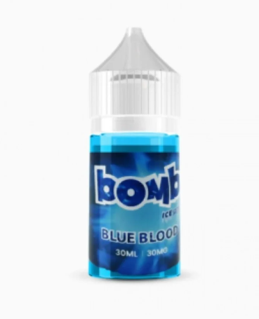 نكهة بومب بلو بلود توت ازرق ايس  BOMB Blue Blood Salt