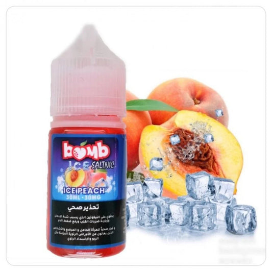 نكهة سولت بومب خوخ بارد BomB Peach ICE