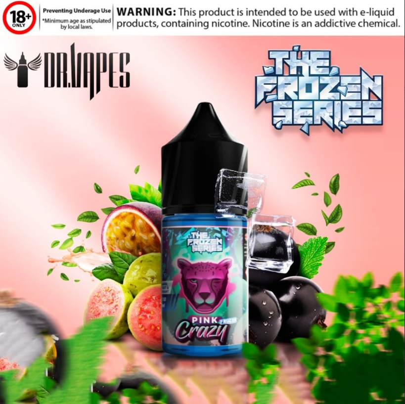 نكهة سولت بينك كريزي فروزين بارد  -Pink Panther Pink Frozen Crazy Salt