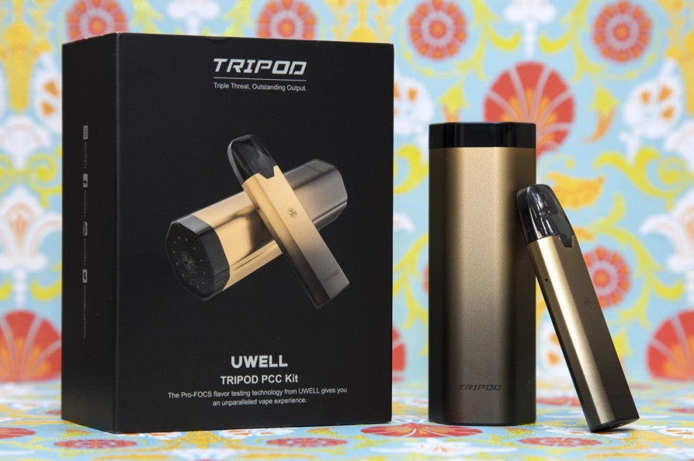 جهاز سحبة جديد يوويل جهاز وباور بانك ترايبود UWELL TRIPOD PCC POD KIT