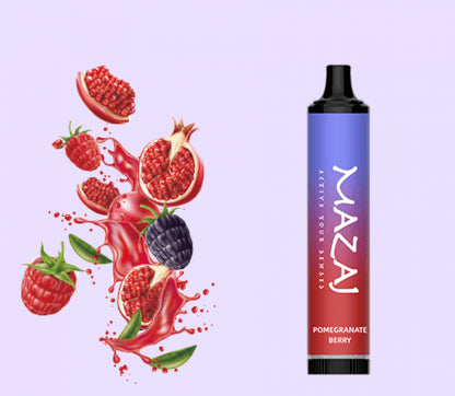 سحبة مزاج 5000 موشة ديمون توت رمان Mazaj 5000 Pomegranate Berry