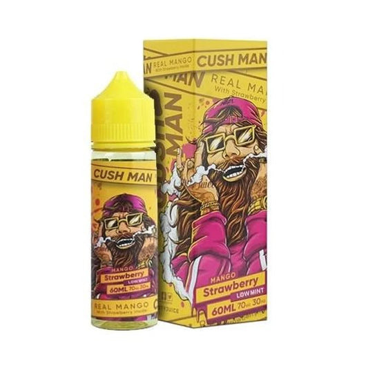 نكهة كاش مان مانجو و فراولة MANGO STRAWBERRY BY CUSH MAN 60ML ناستي Nasty Juice