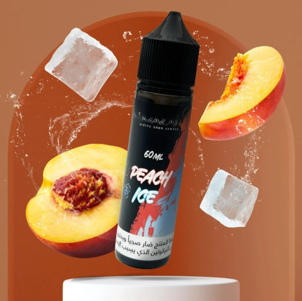 نكهة فيب مزاج خوخ ايس Mazaj Peach ICE Vape