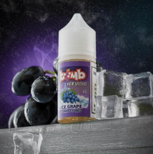 نكهة بومب عنب ايس BOMB Grape Ice Salt