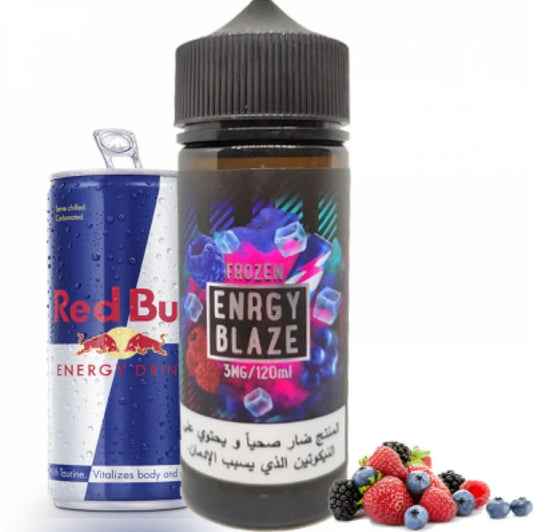 نكهة فيب شراب الطاقة ميكس توت  ايس فروزين 120 مل   SAMS VAPE ENERGY BLAZE Frozen