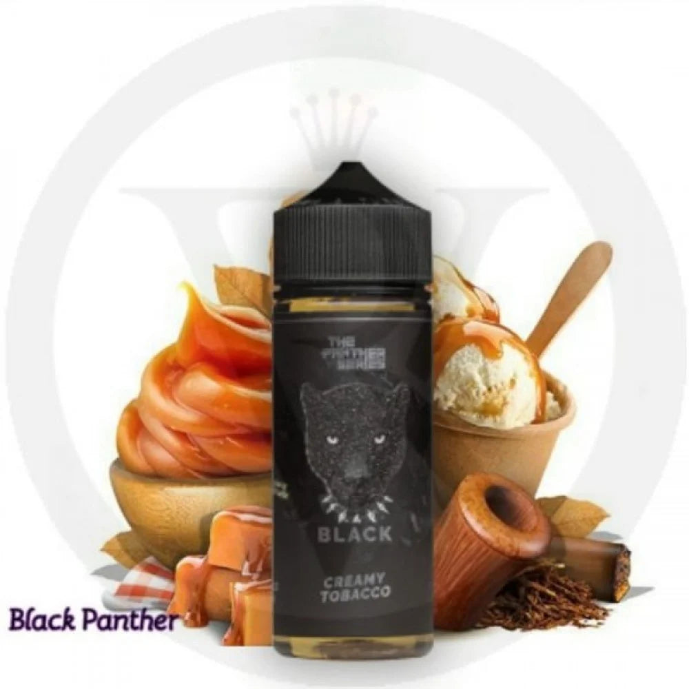 نكهة فيب النمر الوردي فانيلا توباكو الاسود 120 مل  DR. Vapes Pink Panther Black Creamy Tobacco