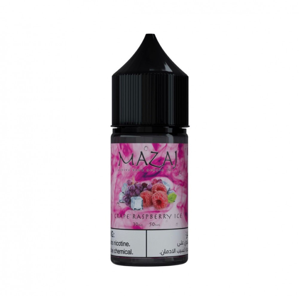 نكهة سولت مزاج معسل عنب توت ايس  MAZAJ Grape Raspberry ICE