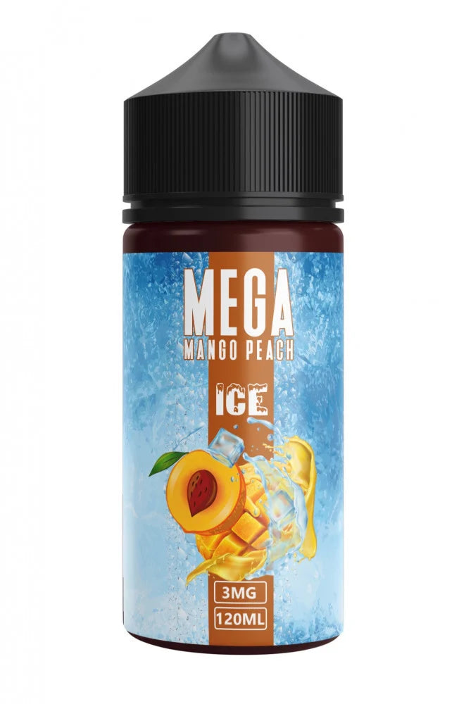 نكهة فيب ميجا مانجو خوخ بارد 120 مل  Mega Mango Peach Ice Vape