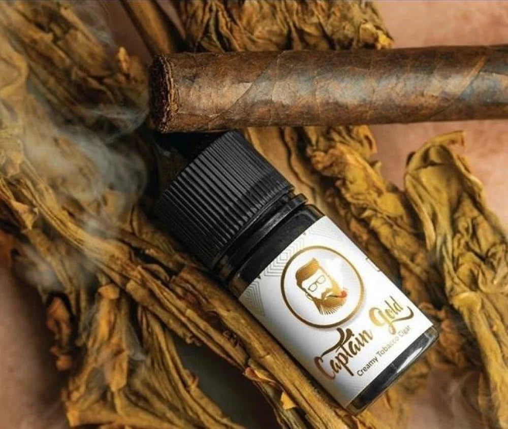 نكهة كابتن قولد كريمة توباكو سيجار سولت نيكوتين Captain gold Creamy Tobacco Cigar Salt