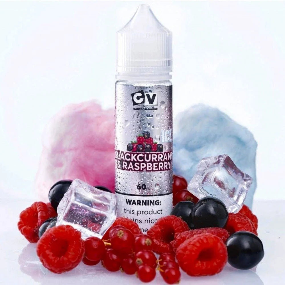 نكهة  فيب سي في كشمش اسود وتوت ايس CV BLACKCURRANT &RASPBERRY ICE