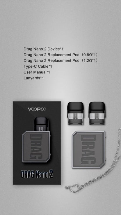 سحبه سيجاره دراق نانو 2 بود من فوبو VOOPOO DRAG NANO 2 POD SYSTEM