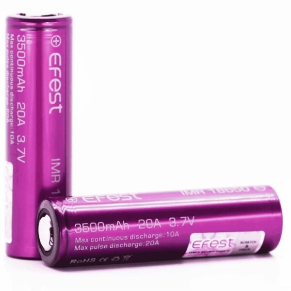 بطارية ايفست EFEST IMR 18650 للفيب والشيشة الإلكترونية بطارية ايفست EFEST IMR 18650 للفيب والشيشة الإلكترونية