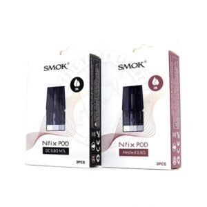 بودات سموك انفكس Smok Nfix بكويل ميش مدمج 0.8 أوم بودات سموك انفكس Smok Nfix بكويل ميش مدمج 0.8 أوم