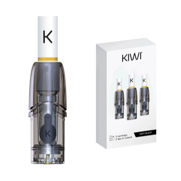 بودات كيوي Kiwi القابلة للتعبئة باللونين الأسود والأبيض مع الفلاتر بودات كيوي Kiwi القابلة للتعبئة باللونين الأسود والأبيض مع الفلاتر