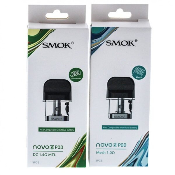 بودات نوفو تو 2 سموك Smok Novo 2 Pod عبوتان كرتونيتان تظهر بود شفاف بودات نوفو تو 2 سموك Smok Novo 2 Pod عبوتان كرتونيتان تظهر بود شفاف