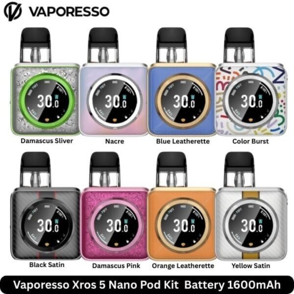 جهاز بود Vaporesso XROS 5 Nano سحبة اكس روز 5 نانو جهاز بود Vaporesso XROS 5 Nano سحبة اكس روز 5 نانو