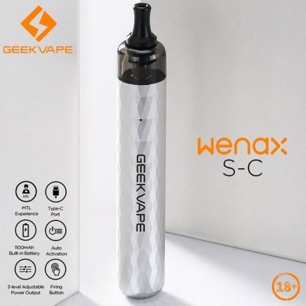 جهاز جيك فيب وينكس اس سي Geekvape Wenax S-C بإطار ألومنيوم جهاز جيك فيب وينكس اس سي Geekvape Wenax S-C بإطار ألومنيوم