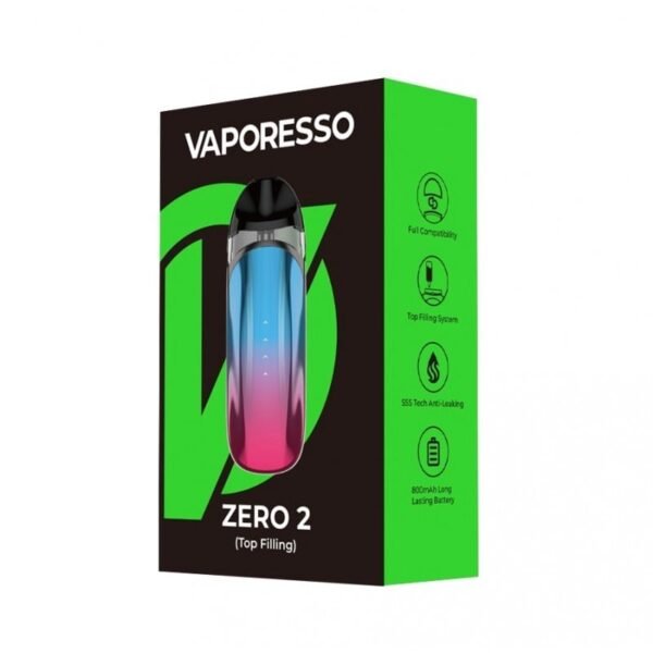جهاز رينوفا زيرو 2 من فابريسو Vaporesso Renova Zero 2 باللون الأسود مع البود