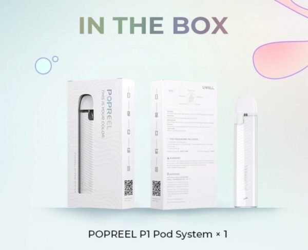 جهاز سحبة سيجارة بوبريل بي ون من يو ويل يو دبليو إل POPREEL P1 Pod Sys جهاز سحبة سيجارة بوبريل بي ون من يو ويل يو دبليو إل POPREEL P1 Pod Sys
