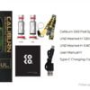 جهاز سحبة سيجارة Uwell Caliburn GK2 18W Pod System جهاز سحبة سيجارة Uwell Caliburn GK2 18W Pod System