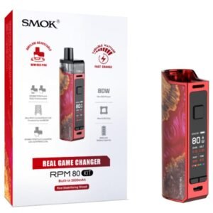 جهاز سموك ار بي ام 80 SMOK RPM80 Kit باللون الذهبي المخطط مع شاشة OLED جهاز سموك ار بي ام 80 SMOK RPM80 Kit باللون الذهبي المخطط مع شاشة OLED