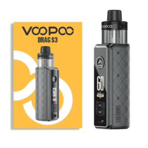 جهاز فوبو دراق اس 3 VooPoo Drag S3 بشاشة ملونة وتصميم معدني مع جلد جهاز فوبو دراق اس 3 VooPoo Drag S3 بشاشة ملونة وتصميم معدني مع جلد