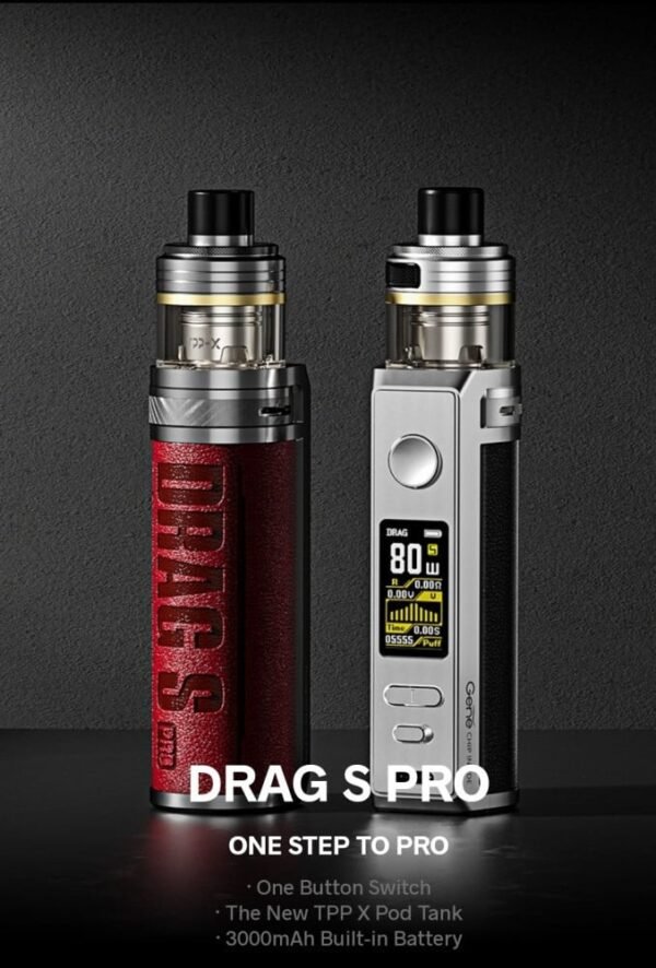 جهاز فوبو دراق اس برو بود كيت باللون البرتقالي VOOPOO Drag S Pro جهاز فوبو دراق اس برو بود كيت باللون البرتقالي VOOPOO Drag S Pro