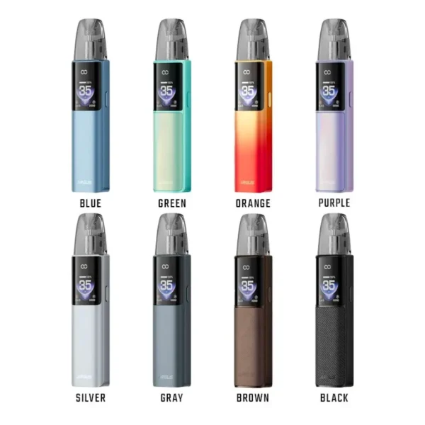 جهاز فيب VOOPOO Argus G4 35W بألوان متعددة تظهر الواجهة والشكل العام جهاز فيب VOOPOO Argus G4 35W بألوان متعددة تظهر الواجهة والشكل العام