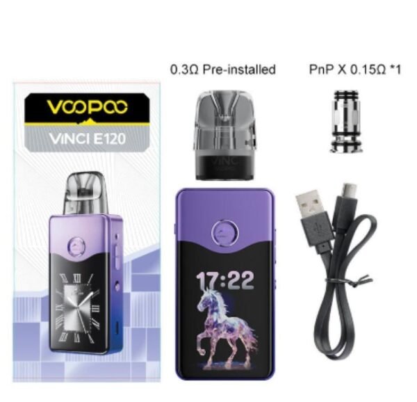 جهاز فينشي إي 120 من فوبو VOOPOO VINCI E120 جهاز فينشي إي 120 من فوبو VOOPOO VINCI E120