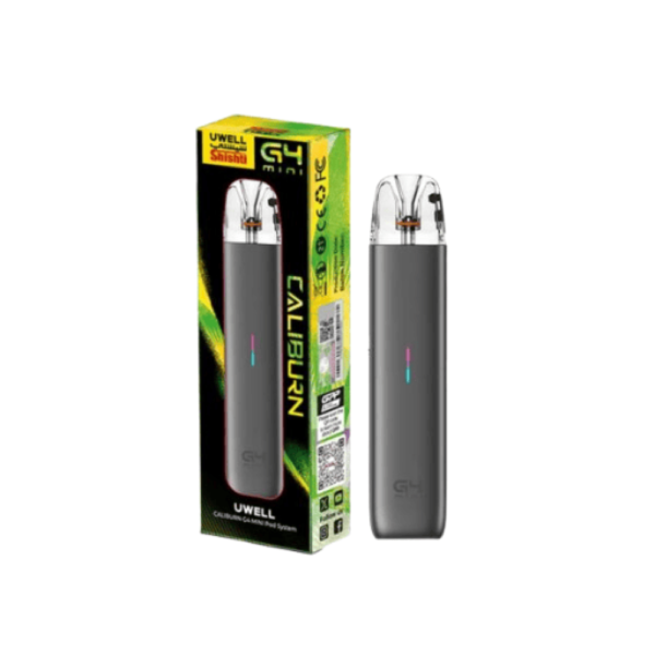 جهاز كاليبرن جي 4 ميني من يو ويل UWELL CALIBURN G4 Mini باللون الأسود Night black جهاز كاليبرن جي 4 ميني من يو ويل UWELL CALIBURN G4 Mini باللون الأسود Night black