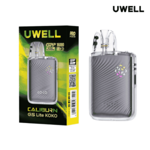 جهاز كاليبرن جي 5 لايت كوكو من يو ويل Uwell Caliburn G5 Lite Koko بلون Starry Gray جهاز كاليبرن جي 5 لايت كوكو من يو ويل Uwell Caliburn G5 Lite Koko بلون Starry Gray
