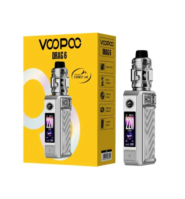 جهاز VOOPOO DRAG 6 220W من فوبو للفيب