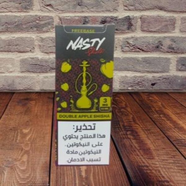 زجاجة نكهة فيب ناستي شيشة تفاحتين بحجم 60 مل بتصميم عصري زجاجة نكهة فيب ناستي شيشة تفاحتين بحجم 60 مل بتصميم عصري